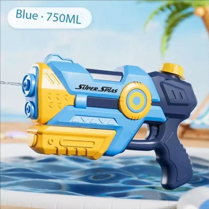 Mini pistola de água de alta capacidade para crianças e adultos, pistola de água de longo alcance, brinquedo blaster de água de verão, super imersão para piscina, praia