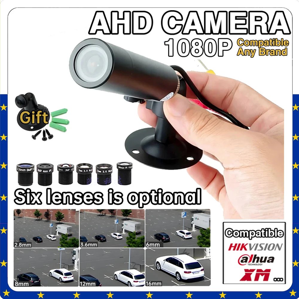 

AHD HD 1080P 2.0MP КАМЕРА CCTV Металлическая пуля с кронштейном Горячие продажи в Великобритании 2,8 мм 8 мм 16 мм Мини Водонепроницаемая IP66 Микро Малая безопасность