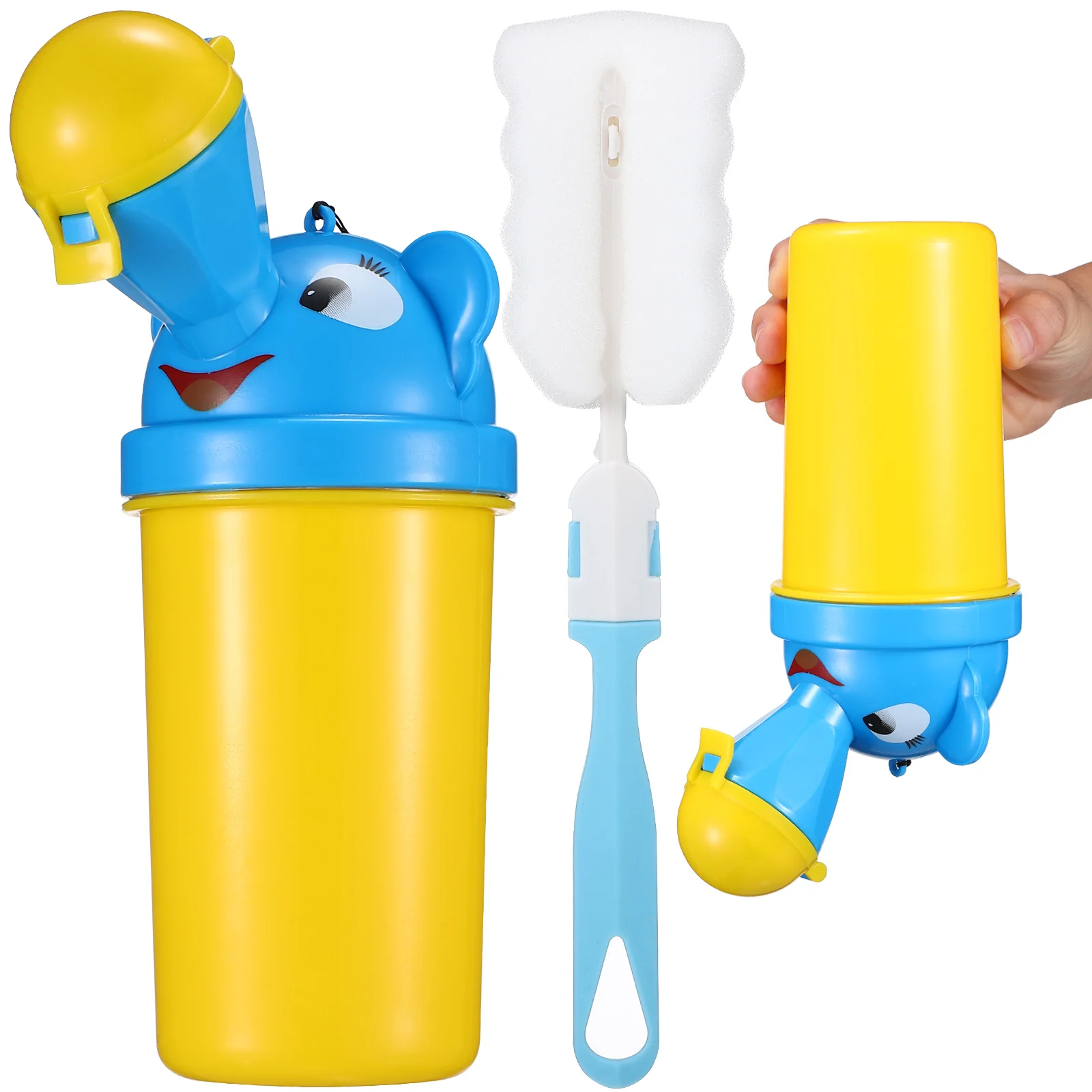 Urinoir portable pour tout-petit garçon, pot d\'urine, urinoirs d\'entraînement de voyage, entraîneur de bébé, toilette pipi, essentiels de voiture