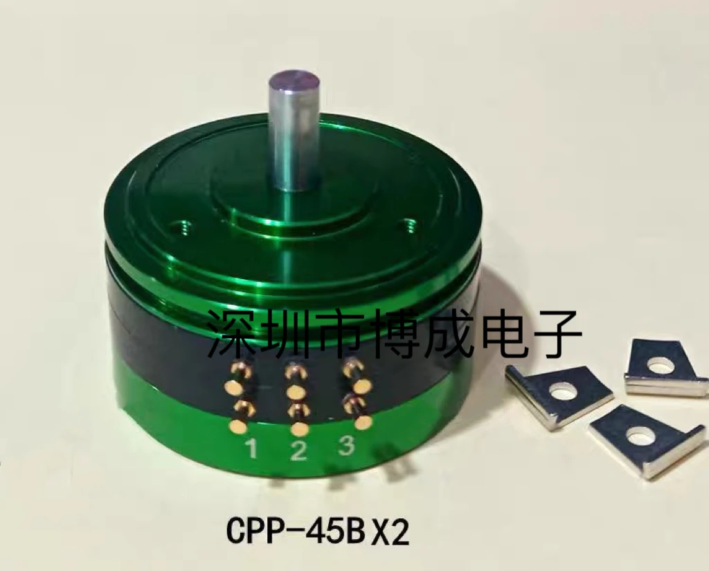 1PCS 100% green meter  precision conductive plastic potentiometer CPP45Bx2, angle sensor switch 1K 2K 5K 10K, new and Origina