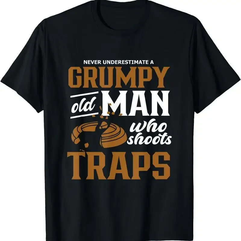 New Limited Old Man Who Shot Traps Clay Busting Skeet Shooting T Shirt