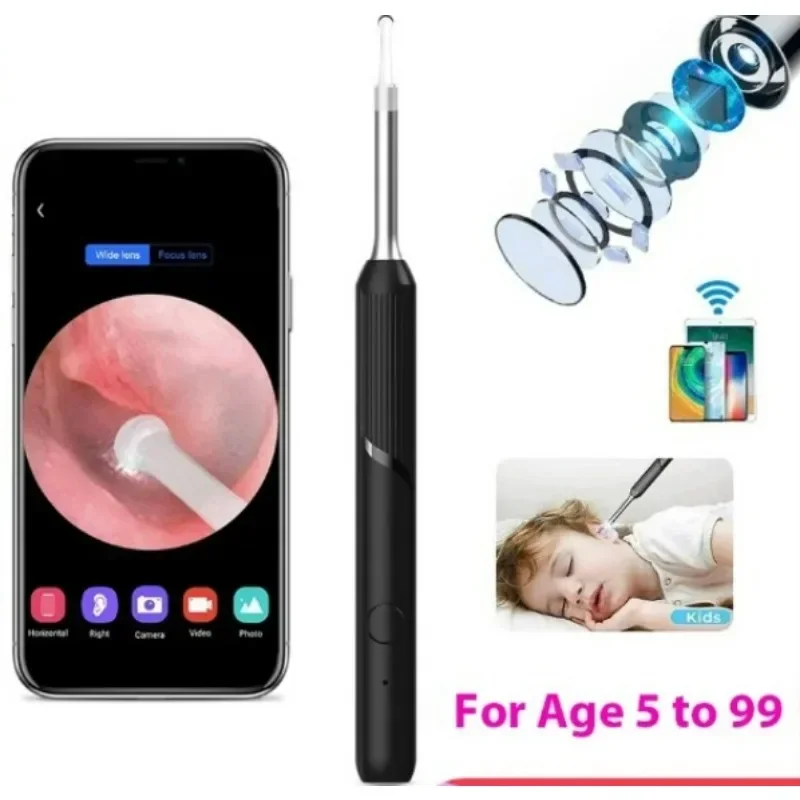 

Wireless Smart Visual Ear Cleaner Otoscope NP20 Ear Wax Removal Tool with Camera Ear Endoscope 1080P Kit for iPhone iPad Android