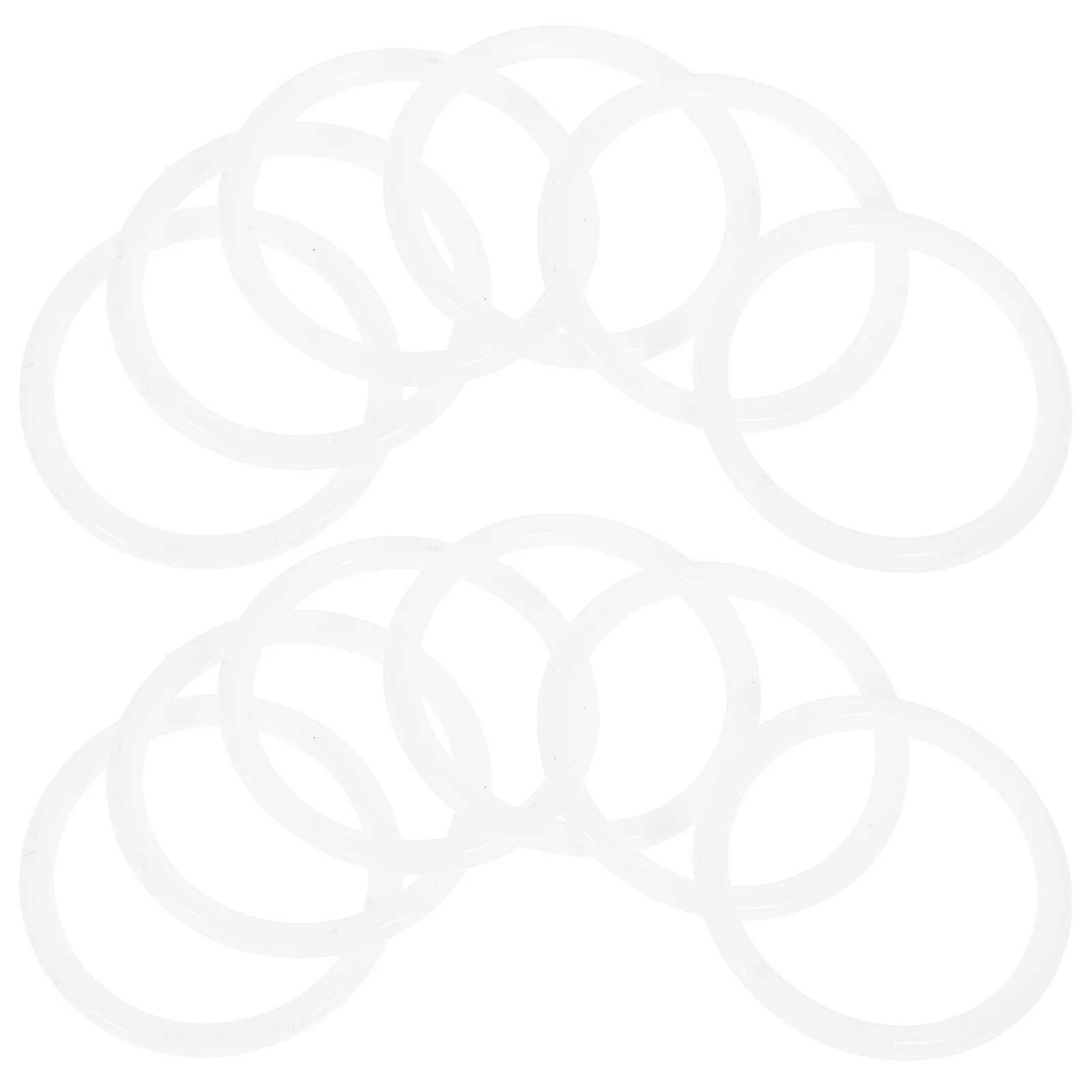 

50 Pcs Dream Catcher Ring Dreamcatcher Round Rings The Flowers Making Kit Hoop Hoops for Crafts Plastic Frame Diy Supplies