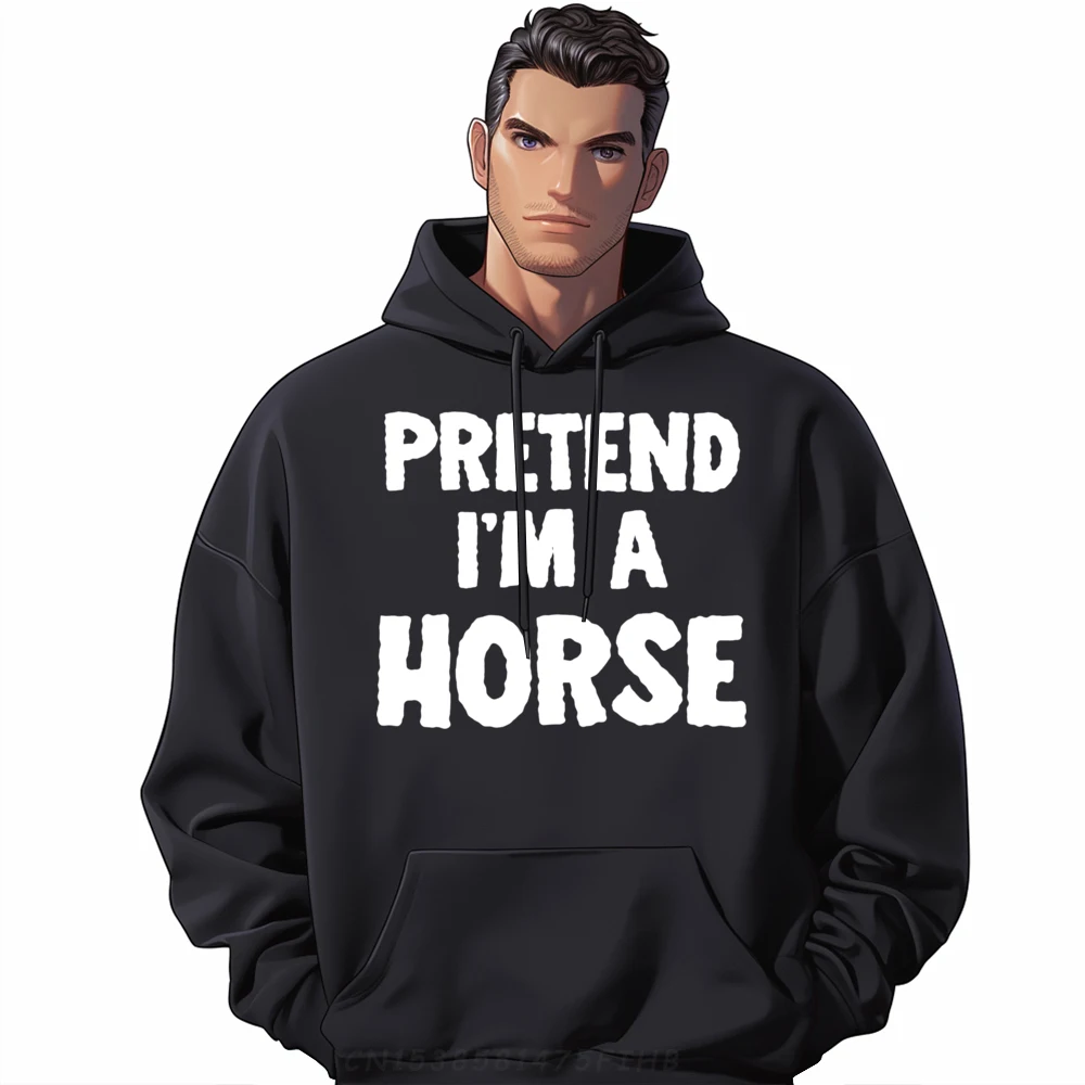 

Pretend I M A Horse Funny Halloween Costume Humor Clothing Men's Clothing Christmas Sweater Pullover