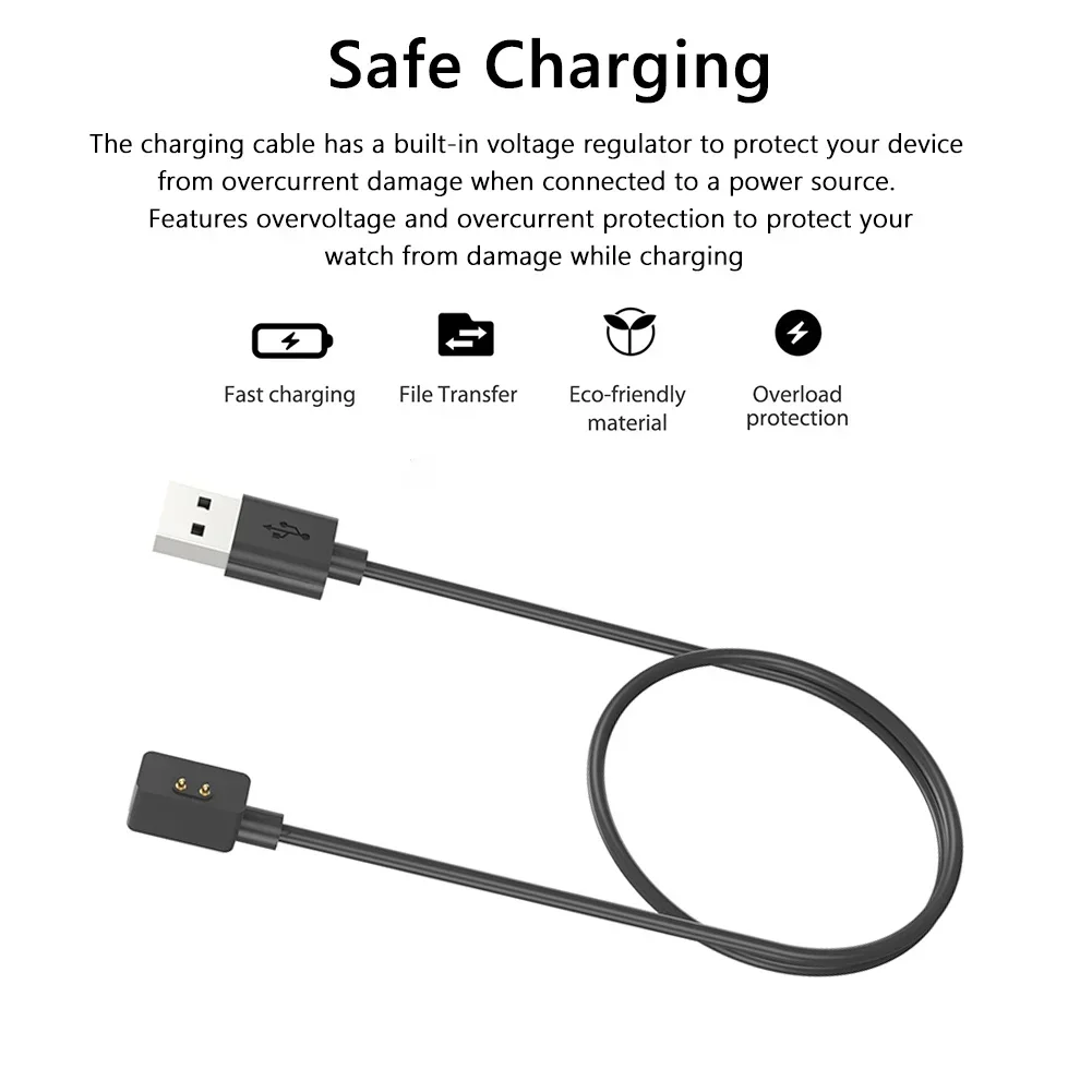 Магнитный шнур зарядного устройства для Redmi Band 2 MI Band 8 pro, умный браслет, USB-кабель для зарядки для Redmi Watch 4 3 Lite/Youth/Active