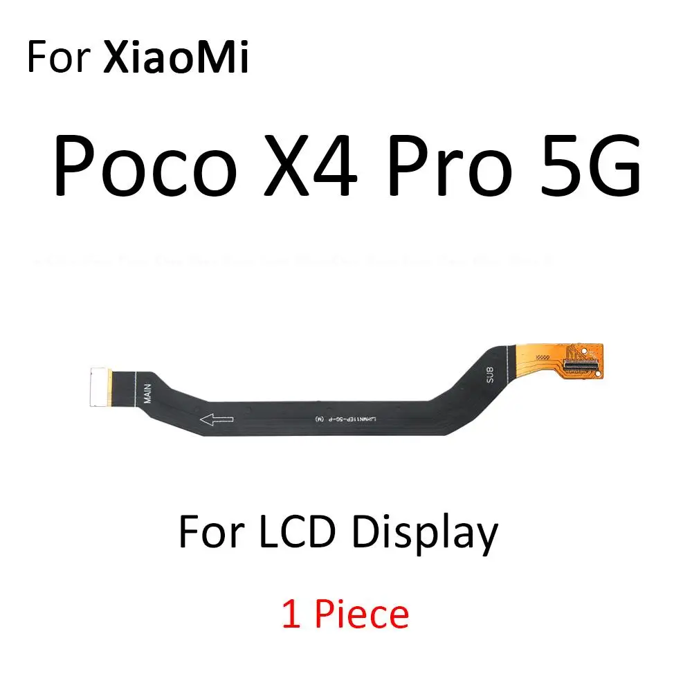 Main Motherboard LCD Display Connector Flex Cable For XiaoMi Poco M2 M4 M5S X2 X3 NFC X4 X5 Pro GT 4G 5G