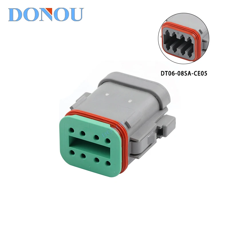 DT06-08SA-CE05 Engineering waterproof connector 8-hole wiring harness plug-in car modified plug new