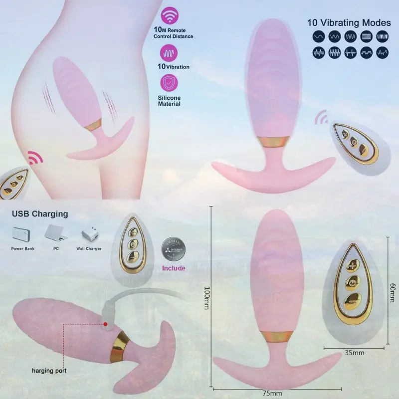 بلا ضوضاء Butplug الثدي بوندا الثدي الكبار المرأة الاصطناعي شفط هزاز للمهبل الرجال تخفيف الاباحية تقليد