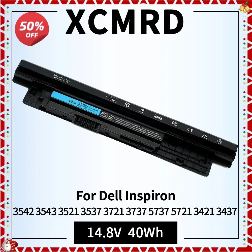 

XCMRD Battery for Dell Latitude Inspiron 15 3000 17R-5721 M531R Series 3542 3543 17 3721 3737 15R 5537 17R 5737 14 3421 3437