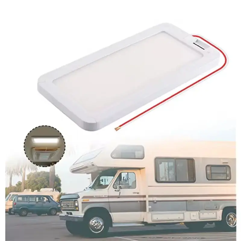 Superior-RV Truck For Camper Caravan 96LED 3 Color Dimmable 12V-30V Interior Light Ceiling Dome Lighting System