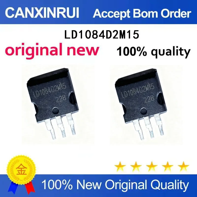 

(5-100 Pieces) Brand new LD1084D2M15 LD1084D2MI5 TO-263-3 spot chip IC
