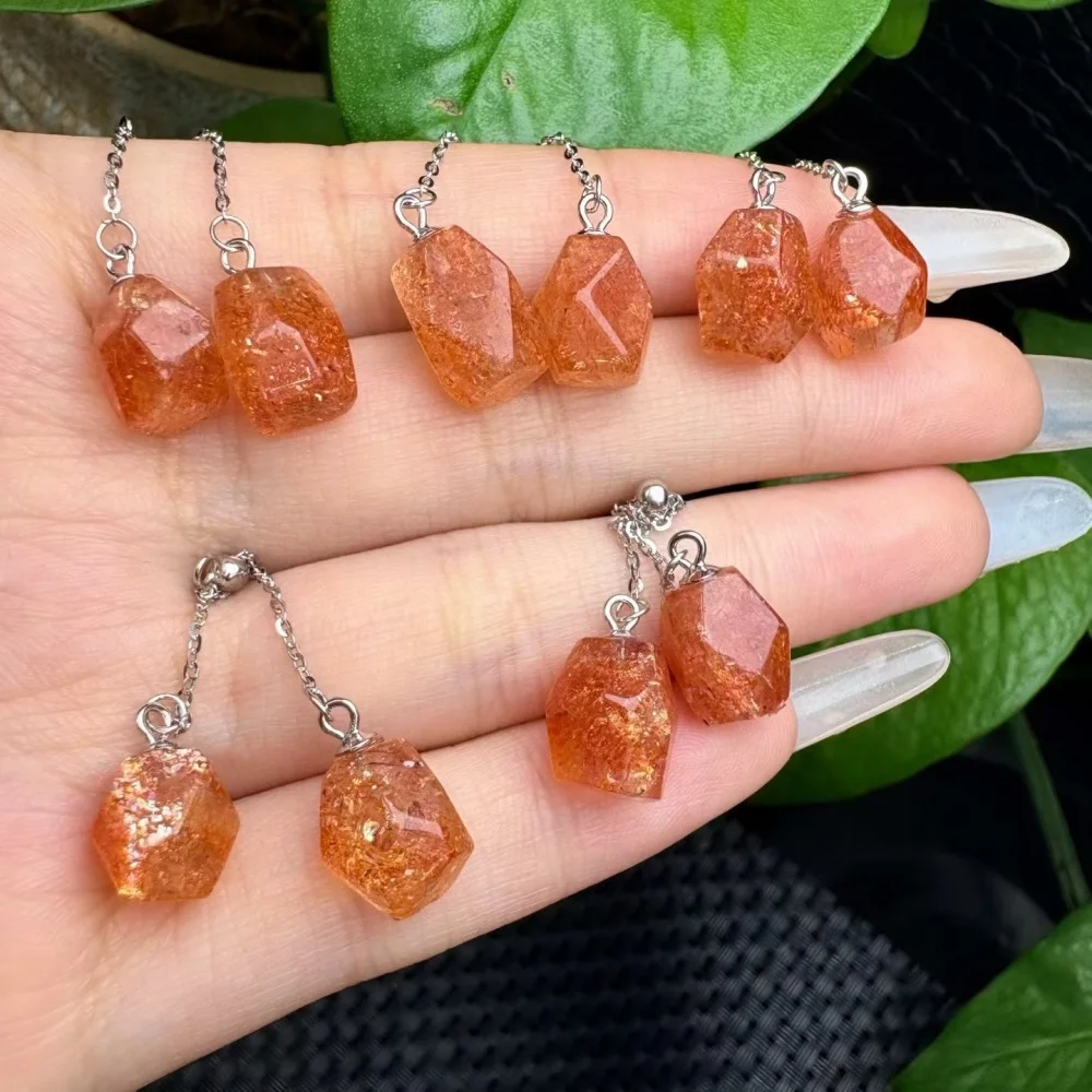 1pcs-natural-crystal-quartz-golden-sunstone-facet-pendant-polished-crystal-reiki-healing-jewelry-gift-rock-decoration