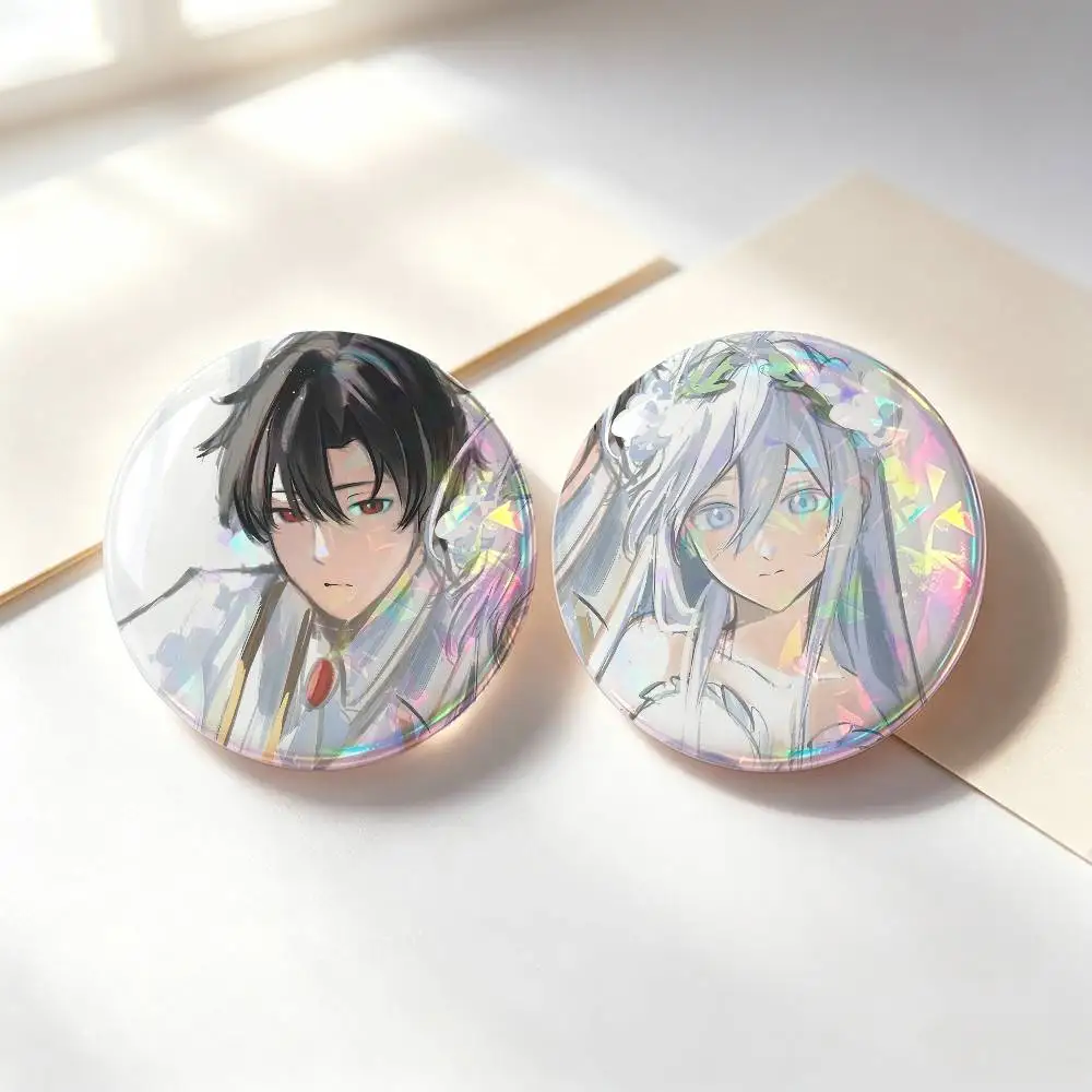 86 -Eighty-Six Anime Badges Button Round Creative Pin Brooch Badge Bag Decor Accessories Fans Collect Friends Gifts