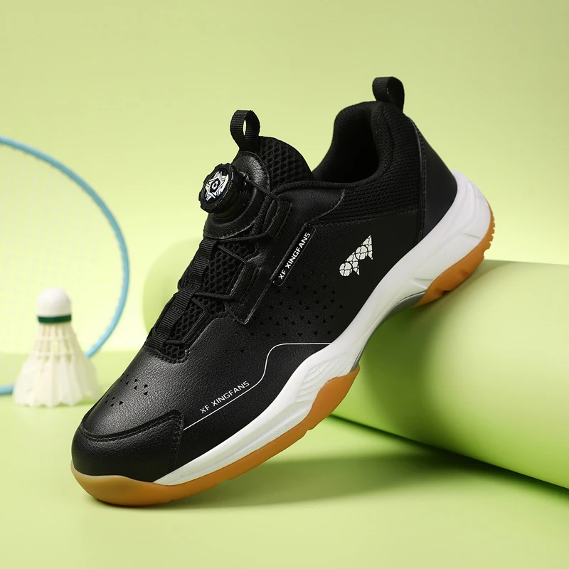 

Новинка 2025 года, мужские кроссовки для бадминтона, обувь для бадминтона с быстрой шнуровкой, дышащие уличные кроссовки, женская тренировочная обувь для бадминтона