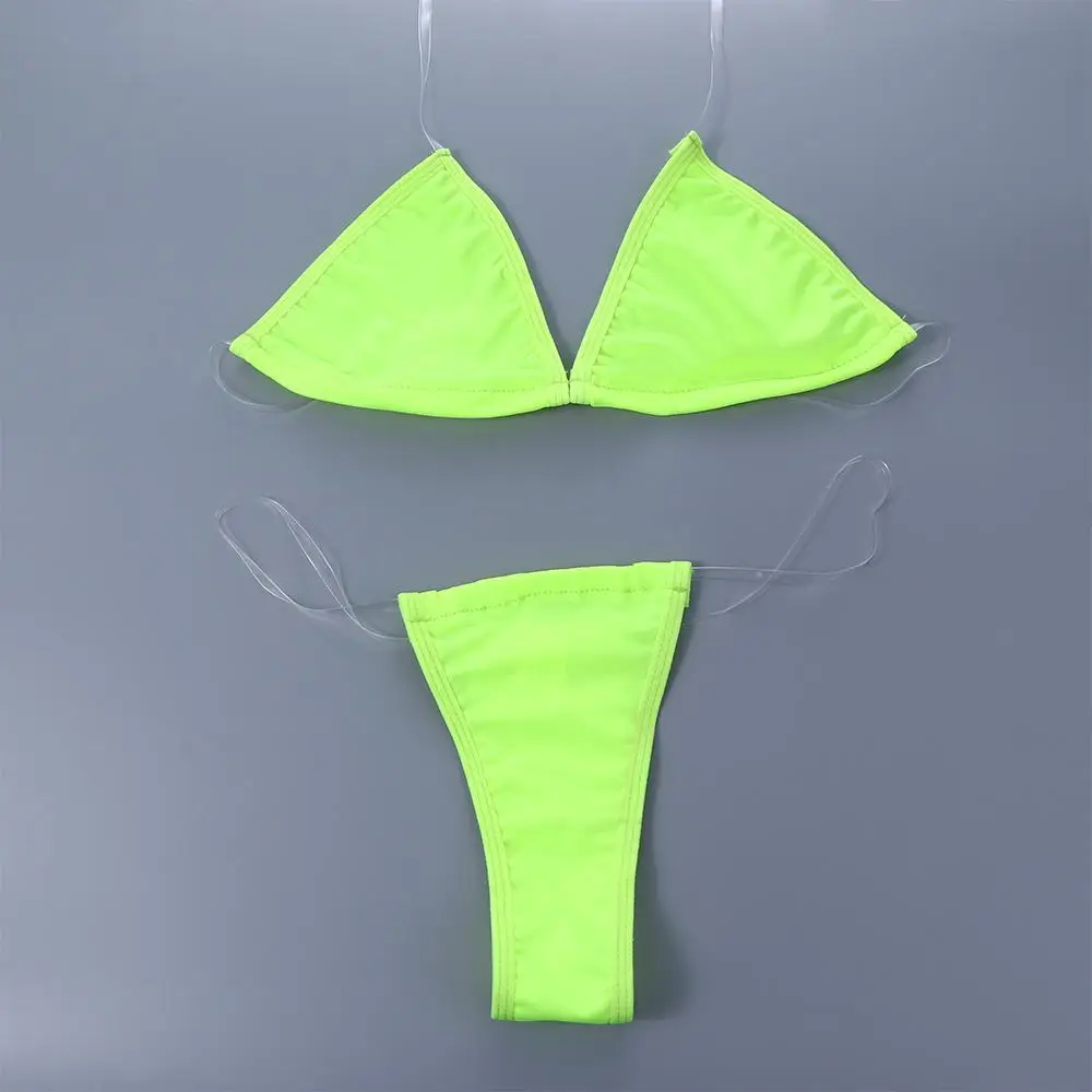 Bra Brief Sets Bralette Transparent Strap Swimming Pants Women Intimates Beachwear Women Bra Sets Swimsuit Suit Bikini