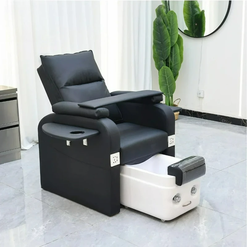 

Customizable XinSheng Foot Bath Nail Chair Pedicure Chairs Salon SPA Foot Massage Manicure Furniture Sofa Material with Back Ele