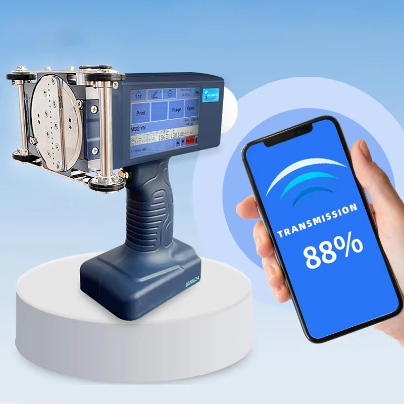 60mm Industrial Portable Large Character Coding Machine Handheld DOD Inkjet Printer for Steel Pipe
