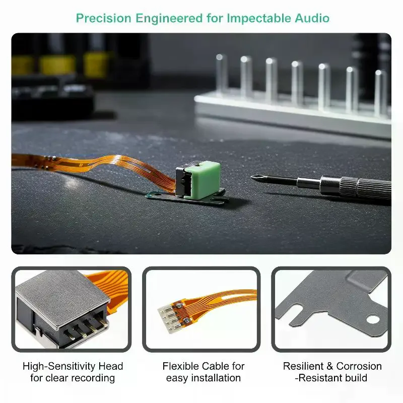 1Pc 260Ω Wear-resistant Erasing Magnetic Head For Recorder Advanced Audio Tape Deck Repair Parts Accessories