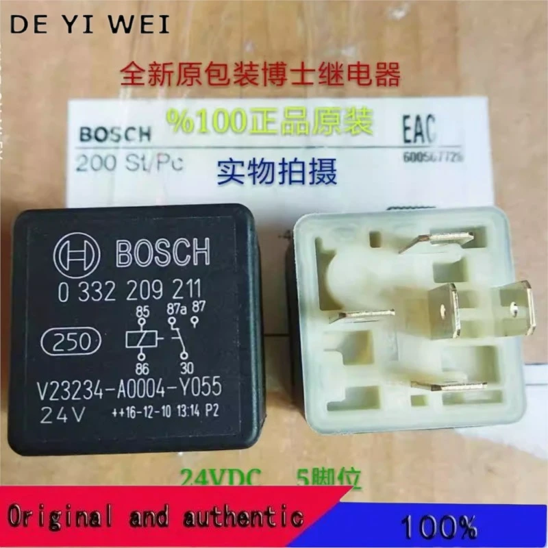 1 قطعة جديد الأصلي V23234-A0004-X055 V23234-A0004-Y055 0 332 209 211 0332209211 24V مرحل السيارات #2