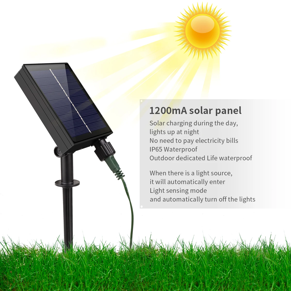 Outdoor wasserdichte Girlanden Garten Dekor Schnell ladung Solar LED Lichterketten 10m-100m ultra helle Weihnachts fee Girlande Schnur