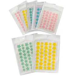 35/40Pcs Colorful Cute Star Heart Shaped Acne Treatment Sticker Invisible Acne Cover Pimple Patch Skin Care