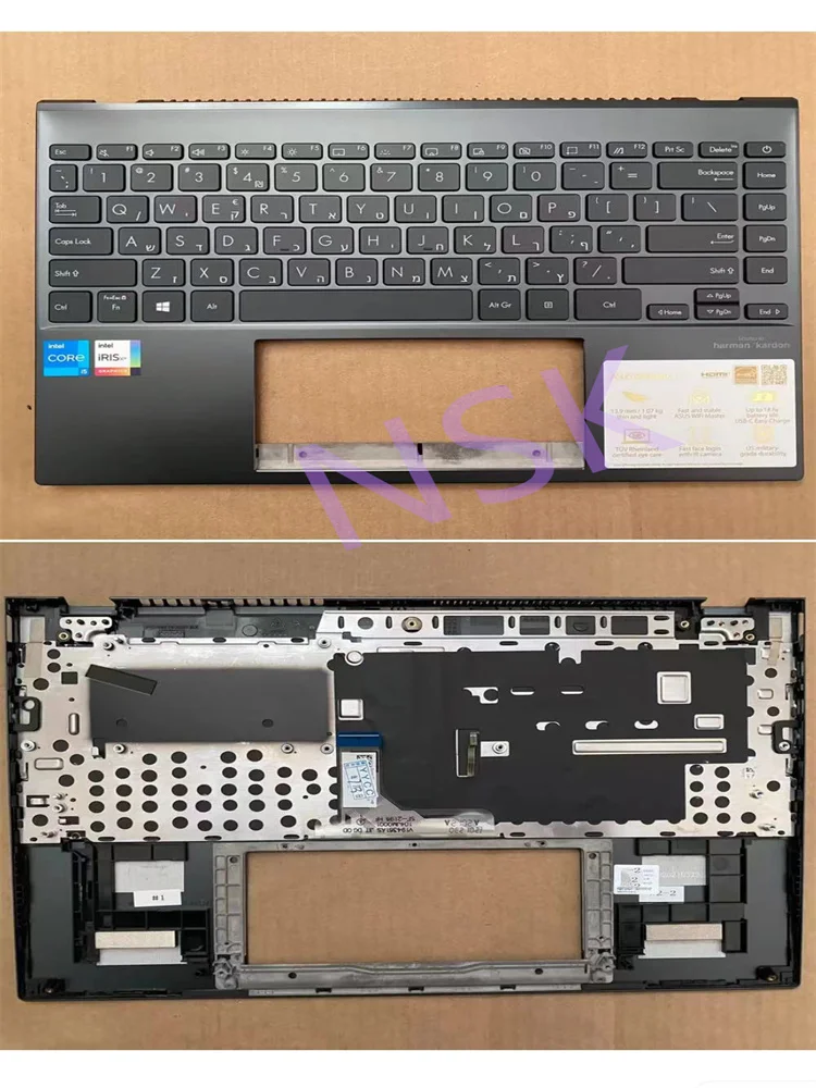 

Original FOR Asus Lingyao 13/13s U3700 U3700E UM325U UX325 Notebook Keyboard with C Case 100% NEW