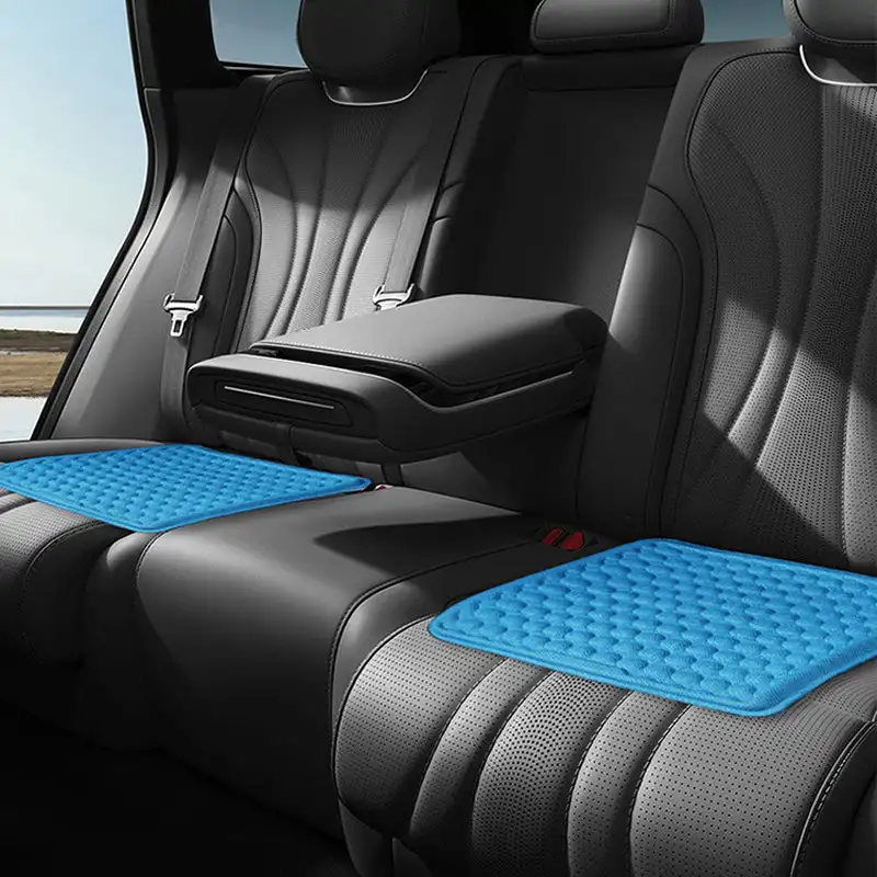 Car summer cushion cool cushion Breathable honeycomb gel cushion water feel cold long sitting not tired car cushion cover