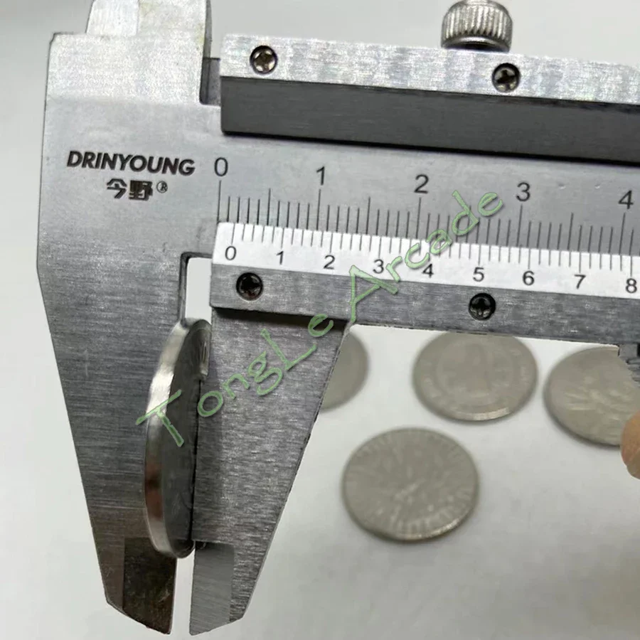 100pcs Arcade Game Coin Token Stainless Steel Coin Tokens Custom Tokens for Arcade MAME JAMMA Amusement Cabinet Vending Machines