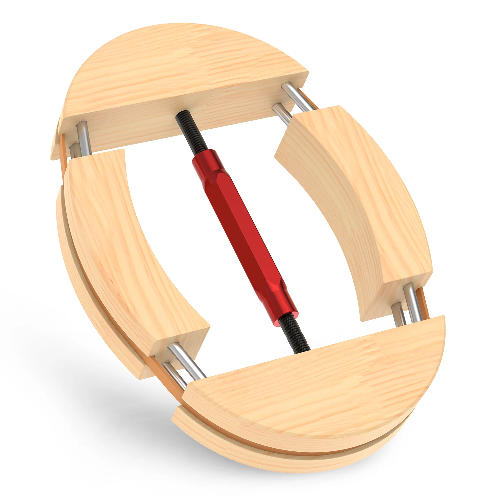 Repacego 4-Wege-Cowboyhut-Stretcher aus Holz, vielseitiger Baseball-Hutformer, Kappenform, Betreuer, hochwertiger Fedora-Hutständer für Zuhause – Detail 9