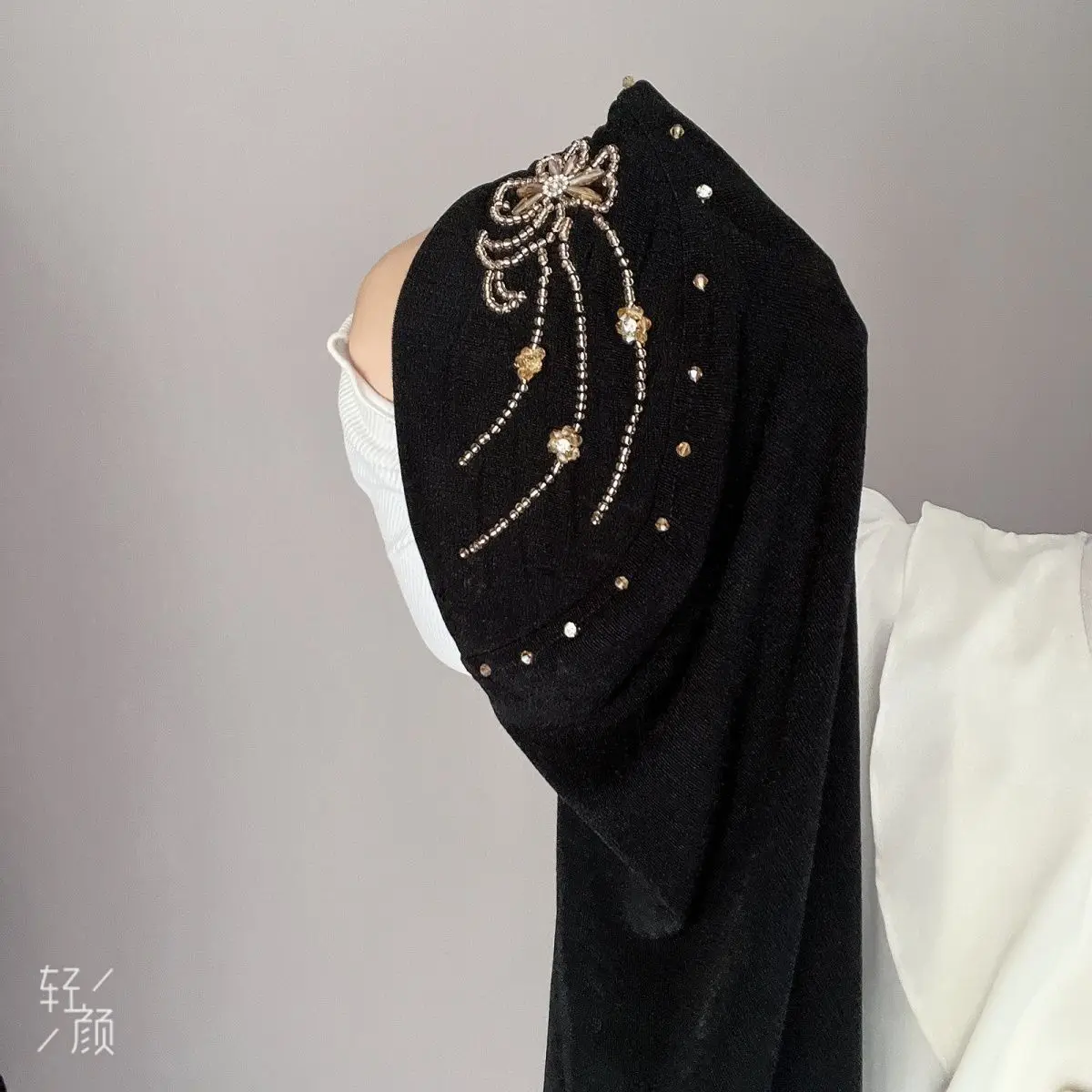 Hijab Muslim Women Shawl Headscarf Luxury Tassels Chiffon Scarf  Malaysia Prayer Kufi Islam Saudi Arabia Fashion
