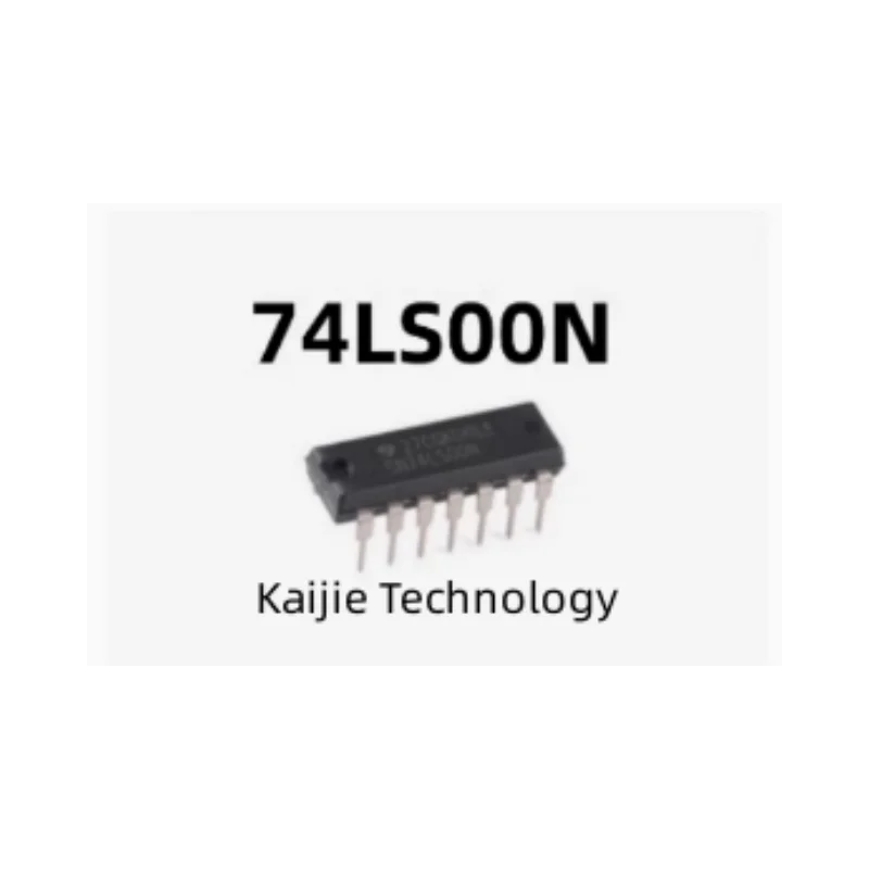 

Direct-inserted 74LS00 DIP-14 2 input four NAND gate logic IC chip integrated block SN74LS00N