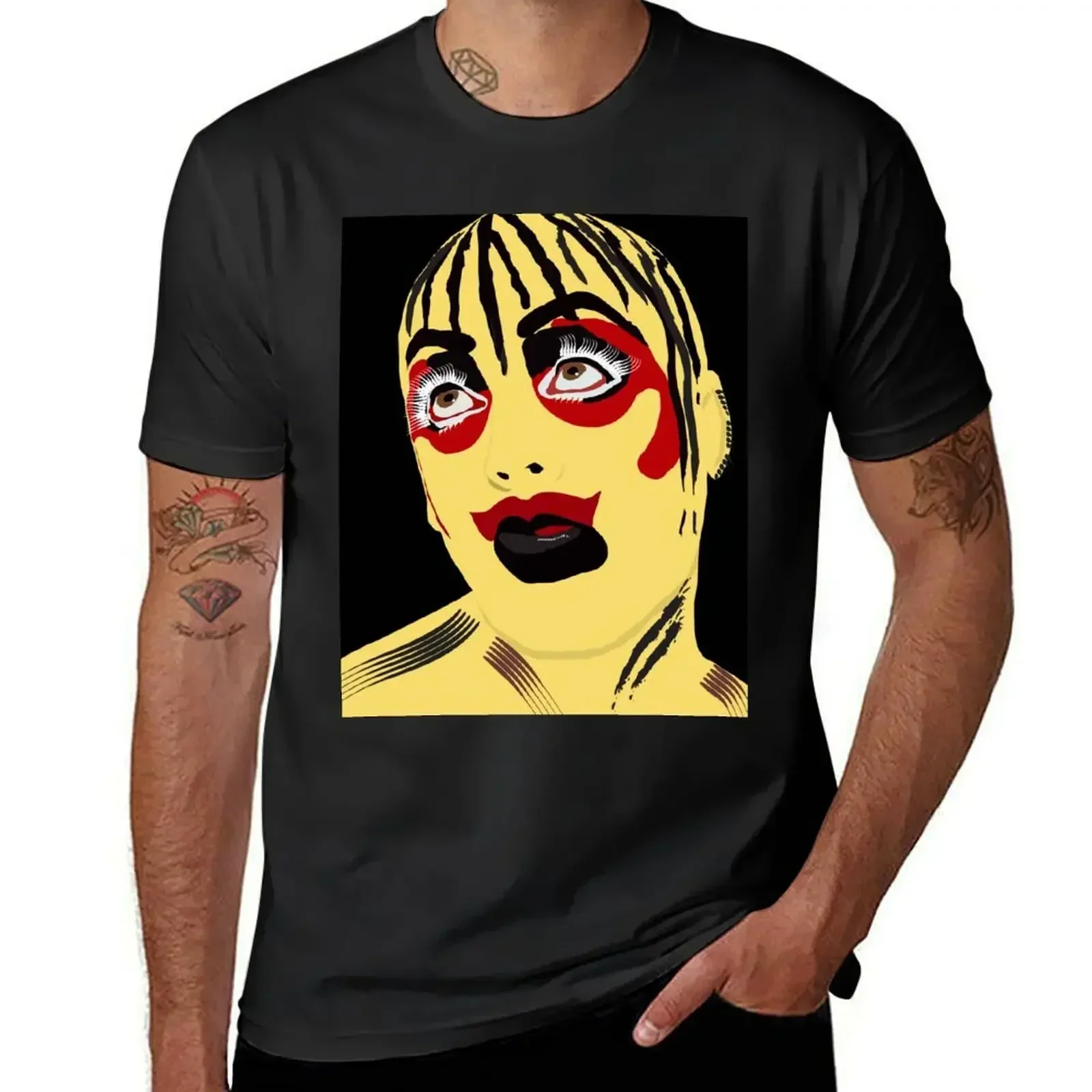 LEIGH BOWERY TABOO BLACK T-Shirt oversized t shirt oversized vintage aesthetic clothes clothes for men