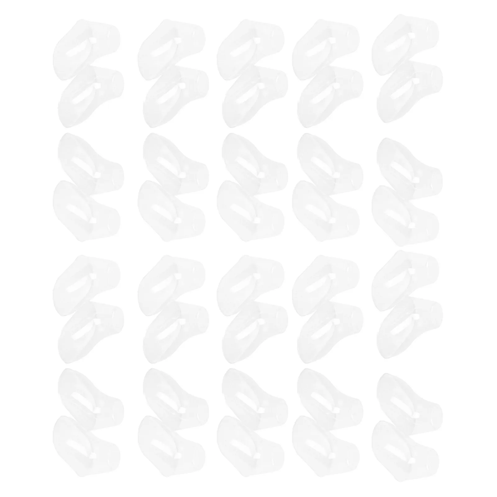 

100Pcs Clear PVC Baby Feet Molds Shoe Display Stands for Kids Socks and Booties Shape Retention Support Decorative Gift