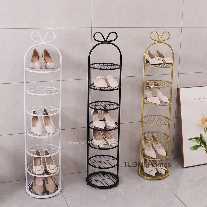 

Simple Shoe Rack DIY Easy Assemble Dustproof Boots Organizer Stand Holder Space-Saving Shoes Storage Shelf Entryway Shoe Cabinet