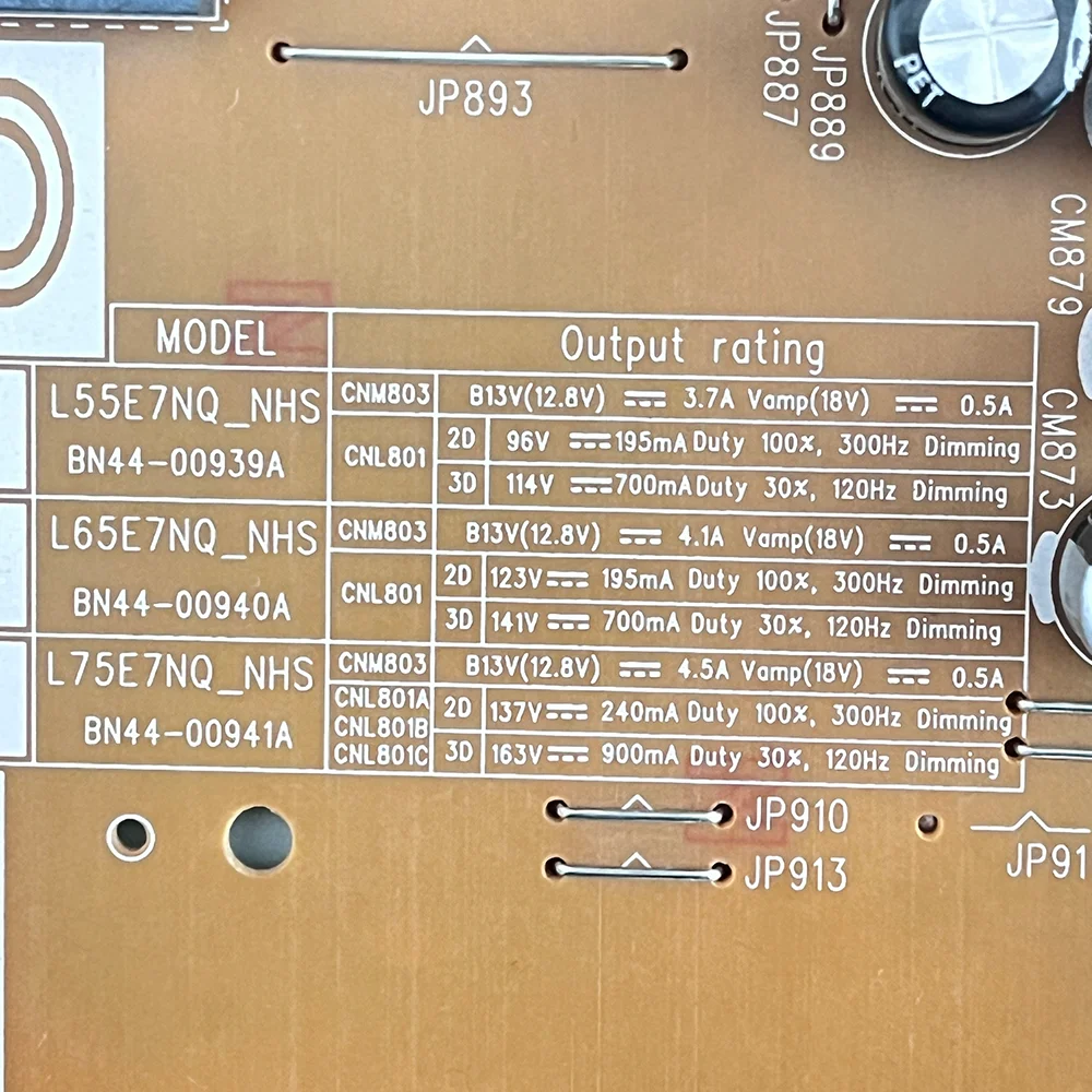บอร์ดแหล่งจ่ายไฟ L65E7NQ_NHS BN44-00940A สำหรับ QN75Q7FNAFXZA QE65Q8FNAT QN65Q7FNAF QA65Q7FNA GQ65Q8FNGT QE65Q7FNAT QA65Q7FNAJ