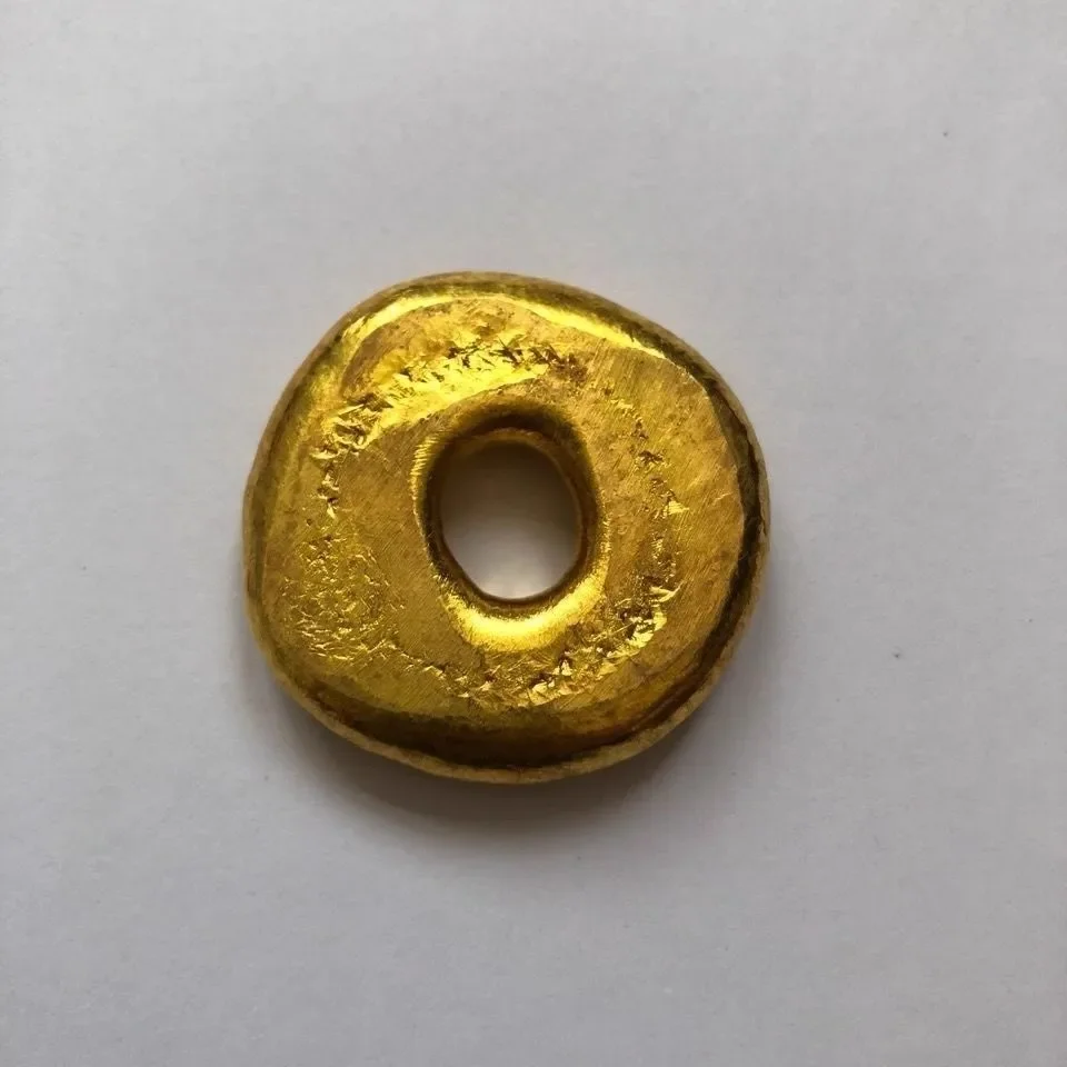 Exquisite Antique Copper Gold Ingot （Shell coins) Decoration #2