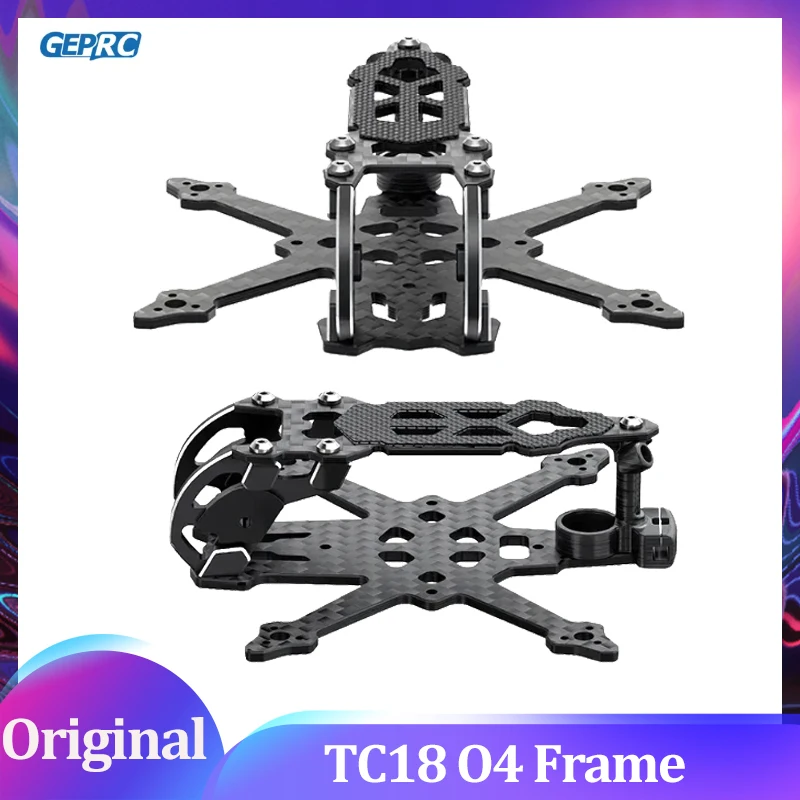 

GEPRC GEP-TC18 O4 Wide X Frame Подходит T-Cube18 Drone Carbon DIY RC FPV Квадрокоптер Аксессуары для дронов Запчасти