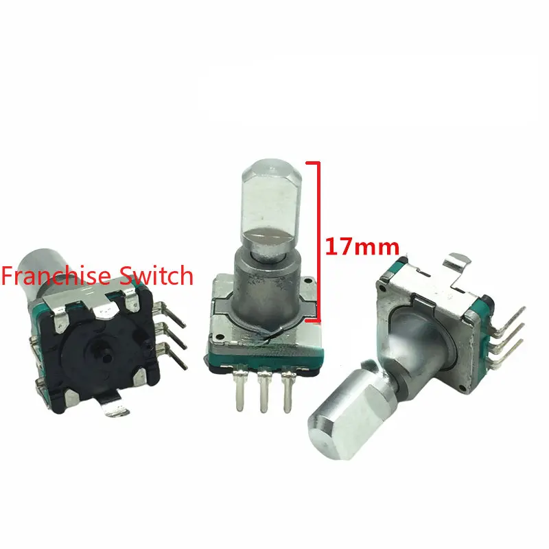 

10PCS Encoder EC11E15244H3 30 Points 15 Pulse With Switch 360 Degrees Rotation 17 Half Shaft