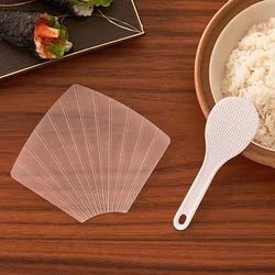 Easy Sushi Making Kit with 2 Hand Roll Sushi Mats And Rice Spatula - Sushi Rolling Mold Kit for Home Kitchen