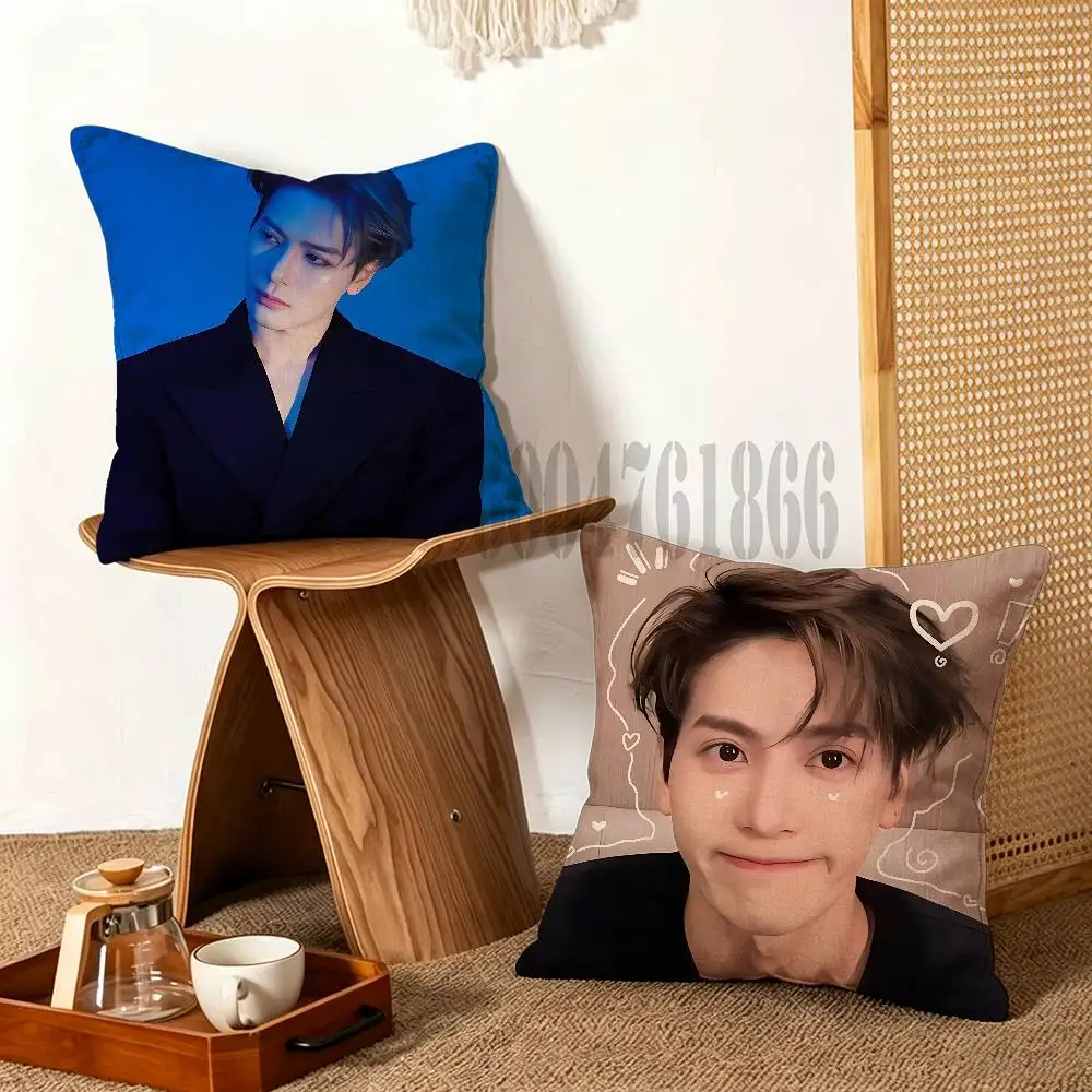J-Jackson Wang Square Pillow Cover Multiple Sizes For Car Home Bedroom Decoration Holiday Housewarming Gift For Family