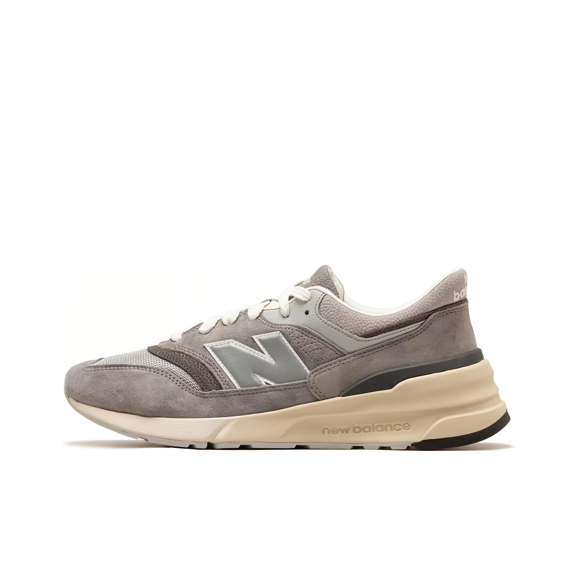 حذاء جري كاجوال New Balance NB 997R Retro، متعدد الاستخدامات ومتين ومنخفض القطع للرجال والنساء، رمادي ظل.