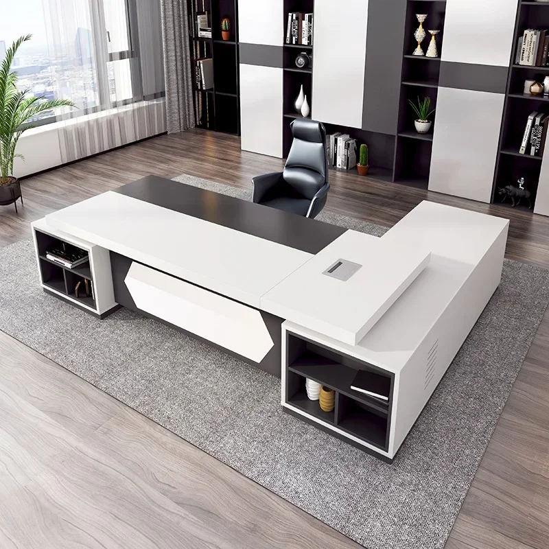 Минималистичный офисный стол, рабочий многофункциональный стол для комнаты, офисный стол, современный письменный уголок, крутая стойка для приема, модная мебель Ufficio