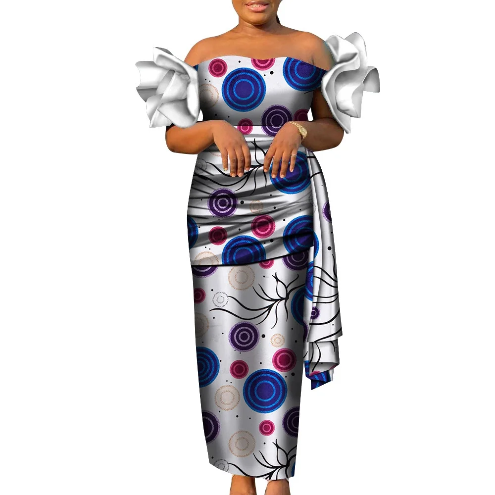 المرأة حورية البحر الشمبانيا فساتين السهرة ماكسي 2025 أنيقة خارج الكتف أنقرة القطن فساتين لحضور الحفلات الموسيقية الرسمية للحزب مخصص