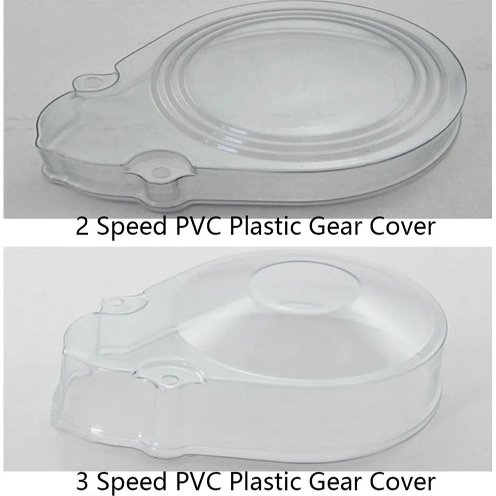 RC Two or Three Speed Gear PVC Plastic Gear Cover for 1/5 GTB Racing HPI ROVAN ROFUN KM BAJA 5T 5B 5SC