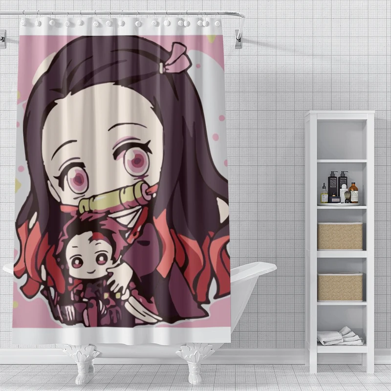 Home shower curtains for bathroom waterproof fabric bathroom Curtains Anime animal style modern shower curtain 180x200 90x180