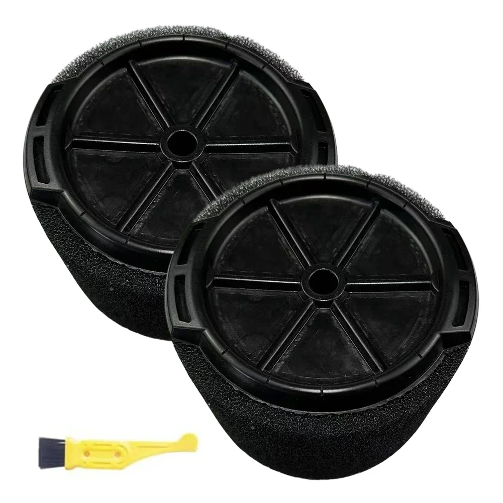 2-Pack VF3700 Replacement Filter for Ridgid ForShop-Vac 4-4.5 for Wet Gallon Dry Vacuum WS0301VA WS0400DE with Cleaning Brush