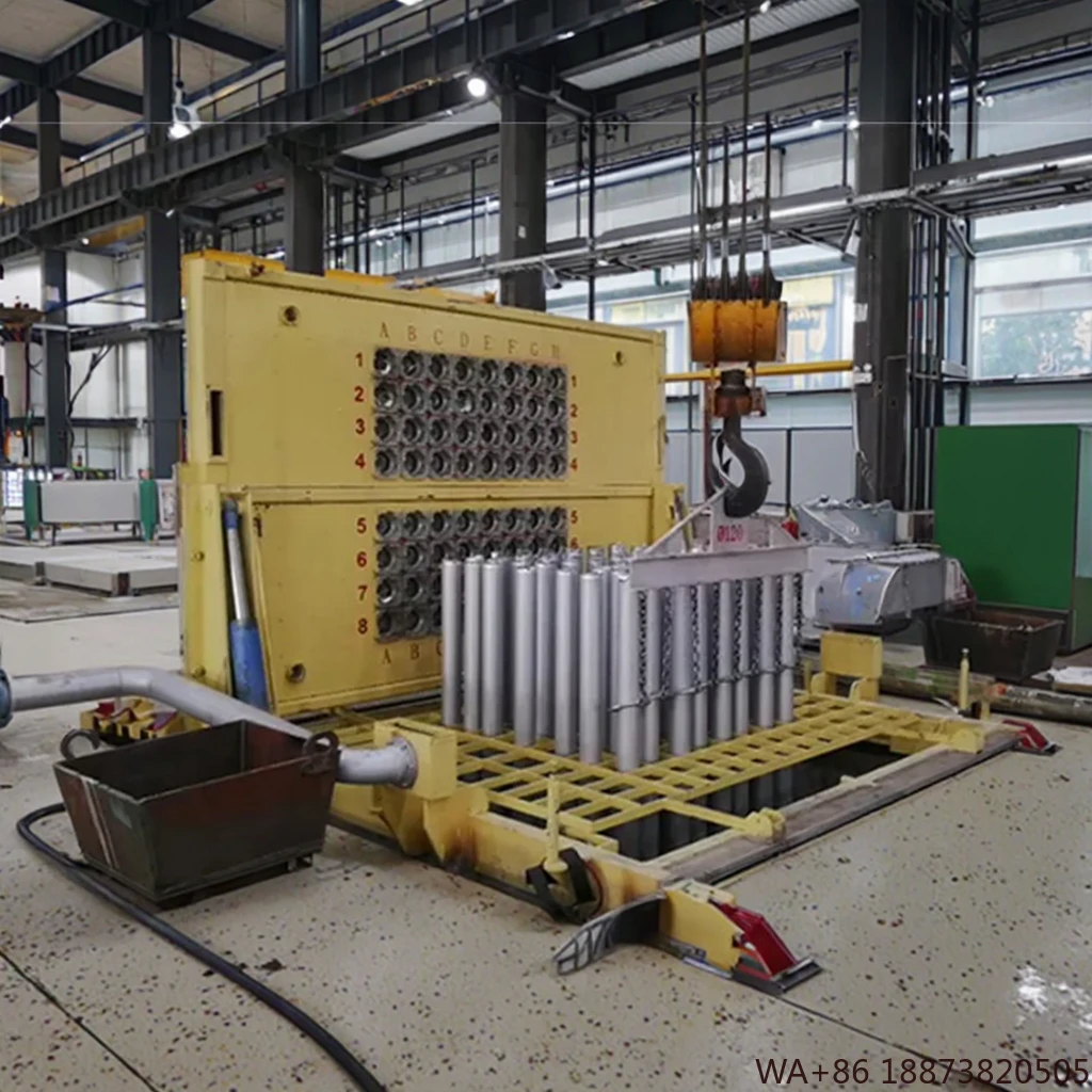 طاولة ذوبان Yuelead معدات ذكية معدات صب سبائك الألومنيوم لقضبان الألومنيوم الدقيقة الجزء العلوي الساخن