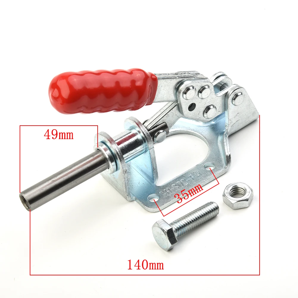 GH-302-FM Quick Release Toggle Clamp 300 Lbs/136 Kg Clamping Force Push-pull Clamps Plunger Stro/ke Hand Tool Vertical Type