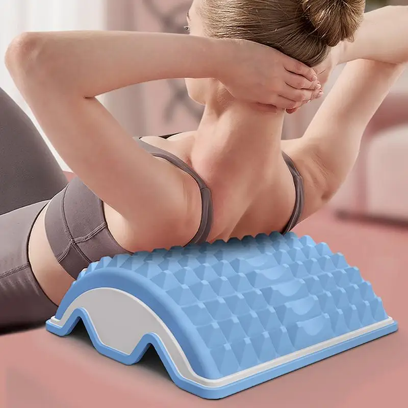 

Back Support Stretcher Back Massager Shoulder Relaxer Multi-Level Cracker Board Device Lasting Neck Back Spine Board Pillows