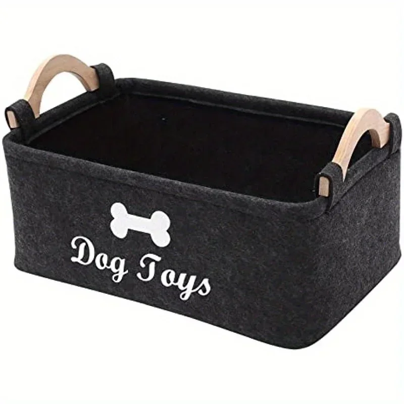 Felt Pet Toy Box, D…
